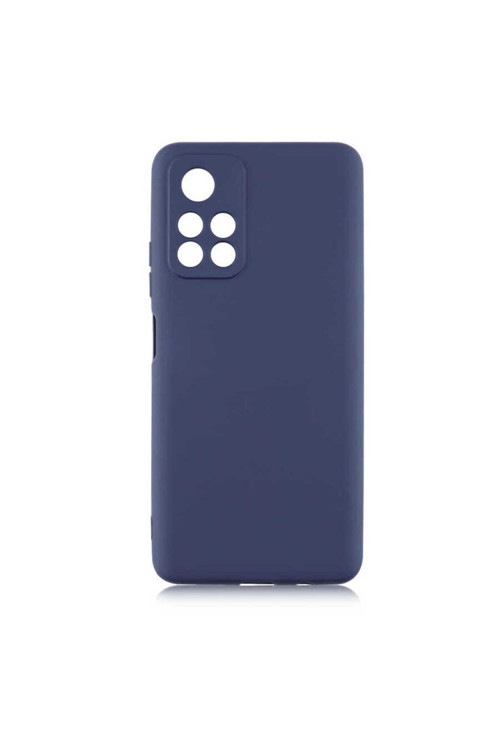 Poco M4 Pro 5G Kılıf Klfs Premier Silikon Kapak - Lacivert