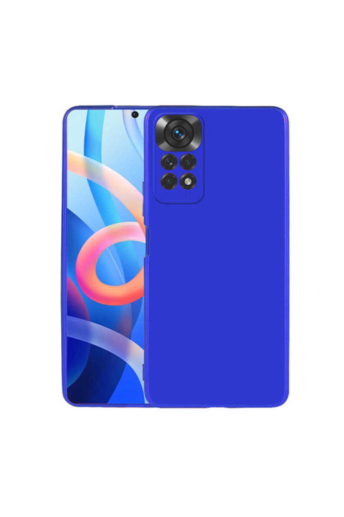 Redmi Note 11S Global Kılıf Klfs Premier Silikon Kapak - Saks Mavi