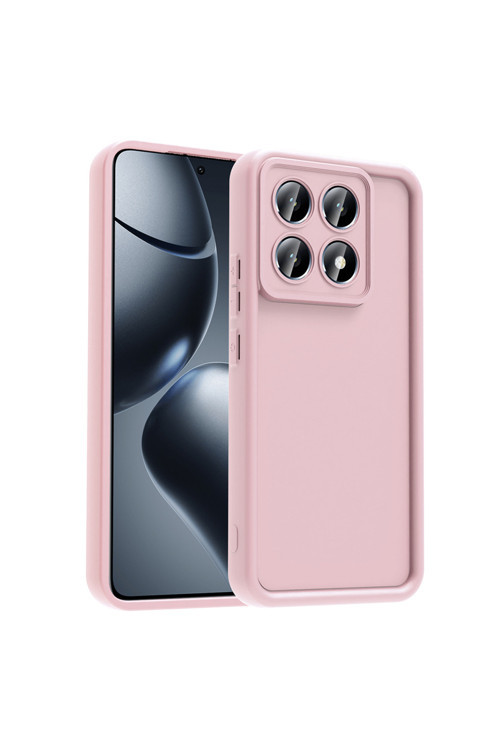 14T Pro Kılıf Kamera Korumalı Klfs Ananas Kapak - Pembe