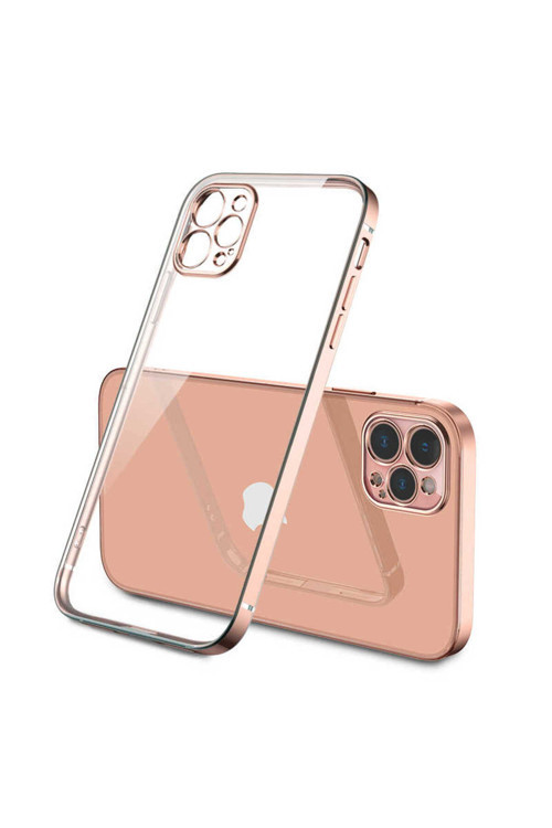 İphone 12 Pro Uyumlu Klfs Gbox Kılıf-Gold