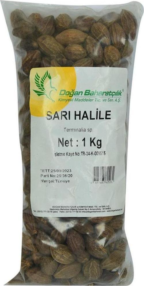 Baharatçılık Sarı Halile Helile Çekirdeği 1000 gr Kiloluk Pk
