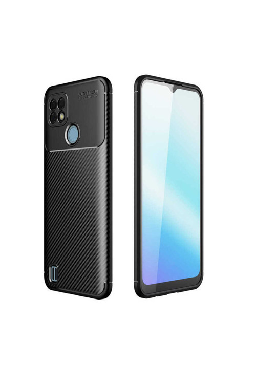 Realme C21 Kılıf Klfs Negro Silikon Kapak - Siyah