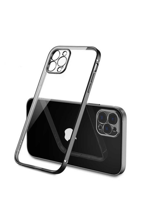 İphone 12 Pro Uyumlu Klfs Gbox Kılıf-Siyah