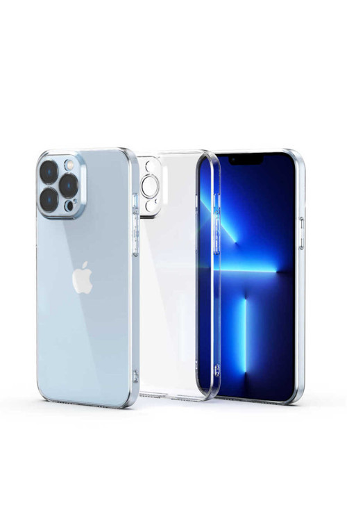 İphone 13 Pro Uyumlu Klfs Fizy Kılıf-Renksiz