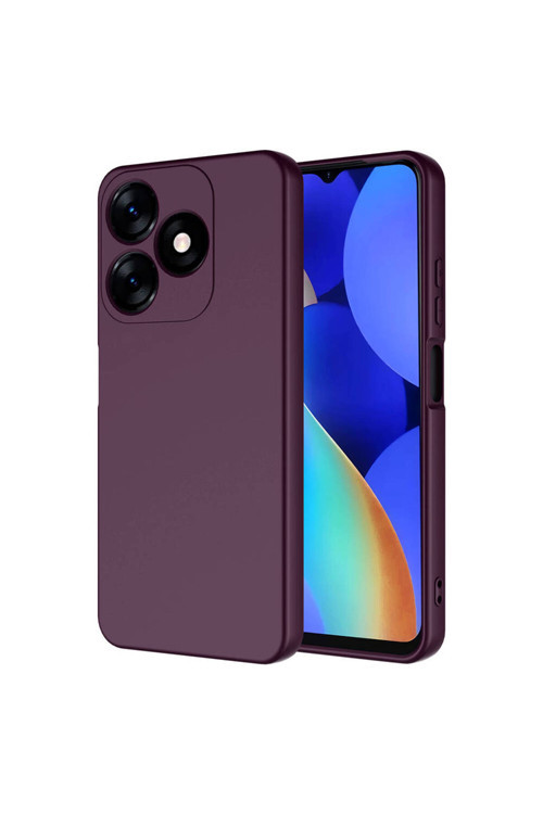 Tecno Spark 10C Kılıf Klfs Mara Lansman Kapak - Koyu Mor