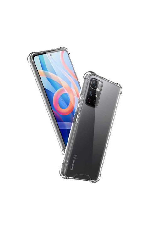 Poco M4 Pro 5G Kılıf Klfs Nitro Anti Shock Silikon - Renksiz