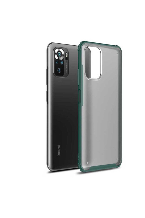 Redmi Note 10 Kılıf Klfs Volks Kapak - Koyu Yeşil