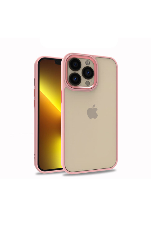 İphone 13 Pro Uyumlu Klfs Flora Kılıf-Rose Gold