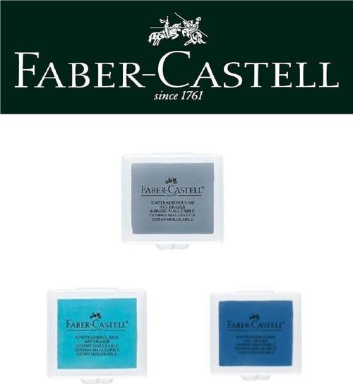 Faber-Castell Hamur Silgi 3'lü (Lacivert, Mavi, Gri)