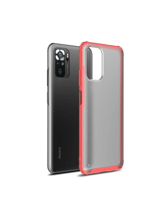 Redmi Note 10 Kılıf Klfs Volks Kapak - Kırmızı