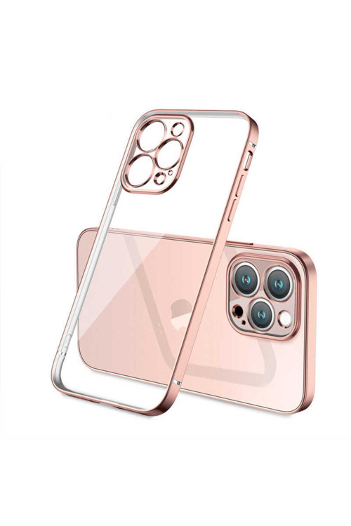İphone 13 Pro Uyumlu Klfs Gbox Kılıf-Gold