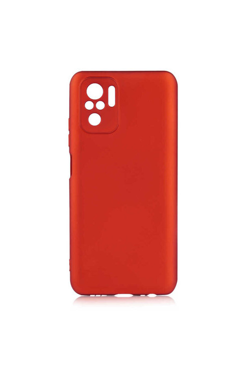 Redmi Note 10 Kılıf Klfs Premier Silikon Kapak - Kırmızı