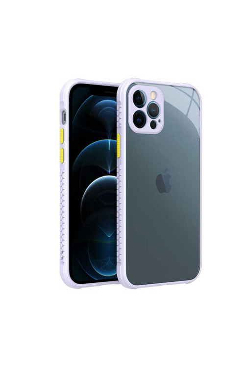 İphone 12 Pro Uyumlu Klfs Kaff Kılıf-Mor
