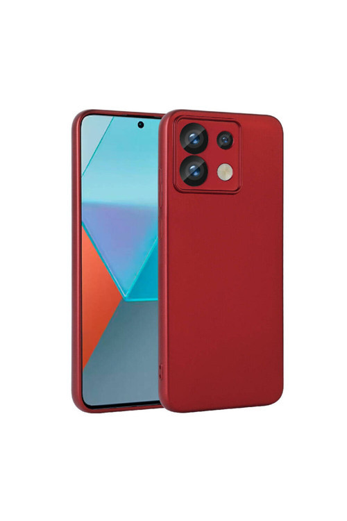 Redmi Note 13 Pro 5G Kılıf Klfs Premier Silikon Kapak - Kırmızı