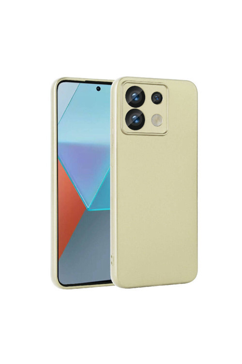 Redmi Note 13 Pro 5G Kılıf Klfs Premier Silikon Kapak - Gold