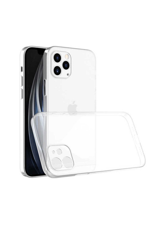 İphone 12 Pro Max Uyumlu Klfs Blok Kılıf-Renksiz