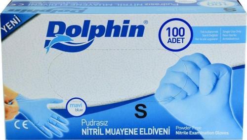 Pudrasız Mavi Nitril Eldiven Küçük Boy (S) 100 Lü Paket