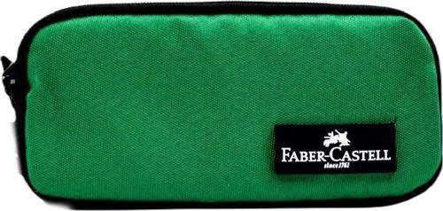 Faber-Castell King Çift Bölmeli Kalemlik 23-1 Yeşil-Siyah
