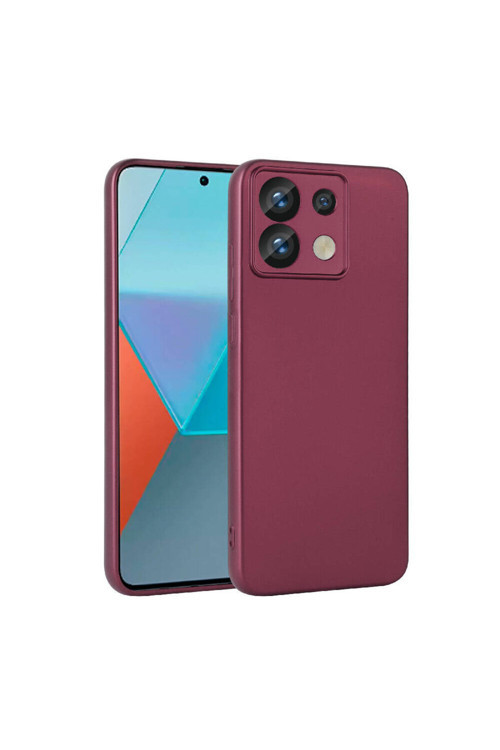 Redmi Note 13 Pro 5G Kılıf Klfs Premier Silikon Kapak - Mürdüm