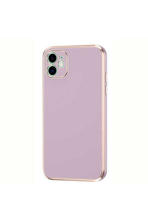 İphone 12 Uyumlu Klfs Bark Kılıf-Lila