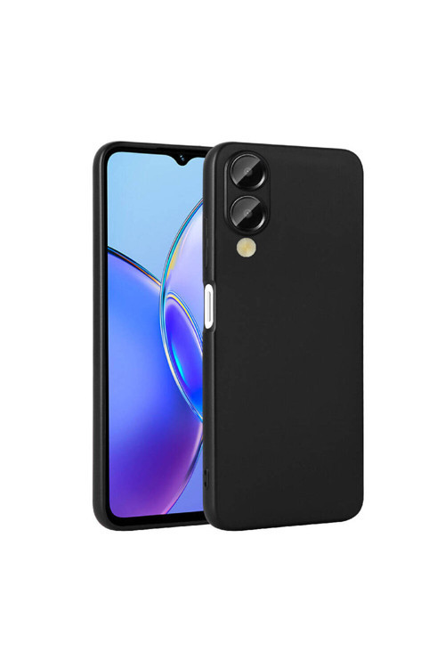 Vivo Y17S Kılıf Klfs Premier Silikon Kapak - Siyah