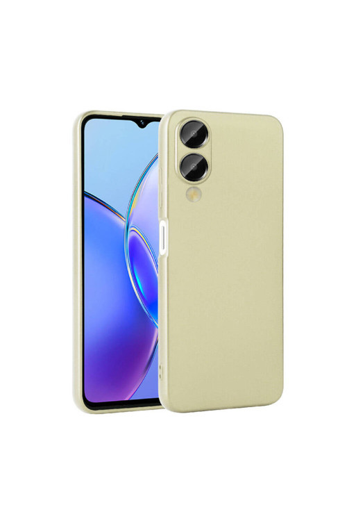 Vivo Y17S Kılıf Klfs Premier Silikon Kapak - Gold