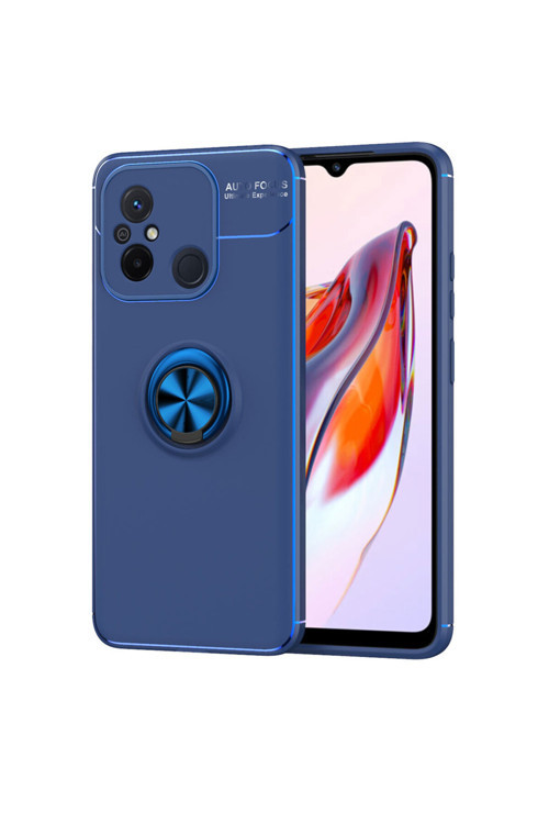Redmi 12C Kılıf Klfs Ravel Silikon Kapak - Mavi
