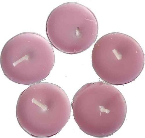 Pembe Tea Light Mumu Pembe Mum 5 Adet