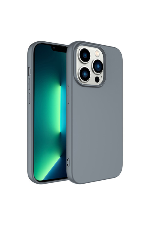İphone 14 Pro Max Kılıf Zore Lsr Lansman Kapak - Gri