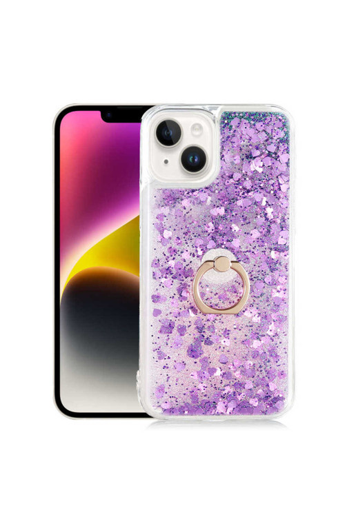 İphone 14 Uyumlu Klfs Milce Kılıf-Mor