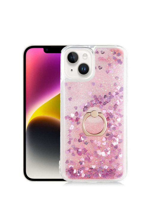 İphone 14 Uyumlu Klfs Milce Kılıf-Pembe