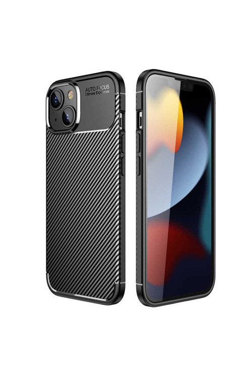 İphone 14 Uyumlu Klfs Negro Silikon Kılıf-Siyah