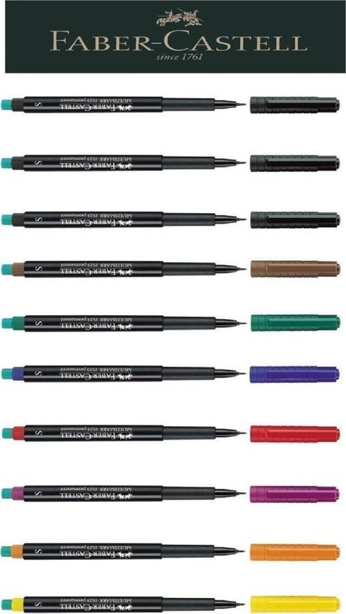 Faber-Castell Permanent 10'Lu S (İnce Uç) Set