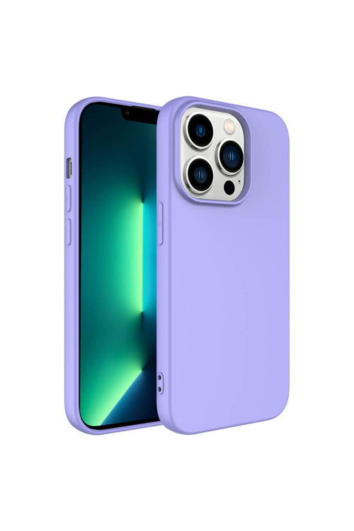 İphone 14 Pro Uyumlu Klfs Lsr Lansman Kılıf-Lila