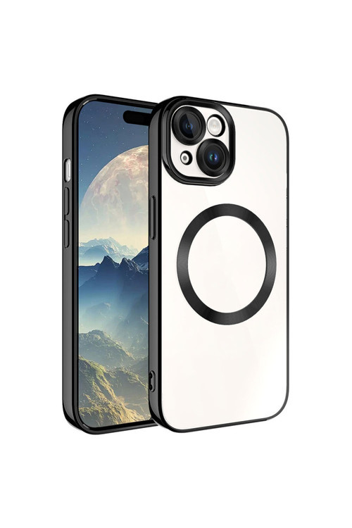 Apple İphone 15 Plus Kılıf Magsafe Wireless Şarj Özellikli Zore Setro Silikon