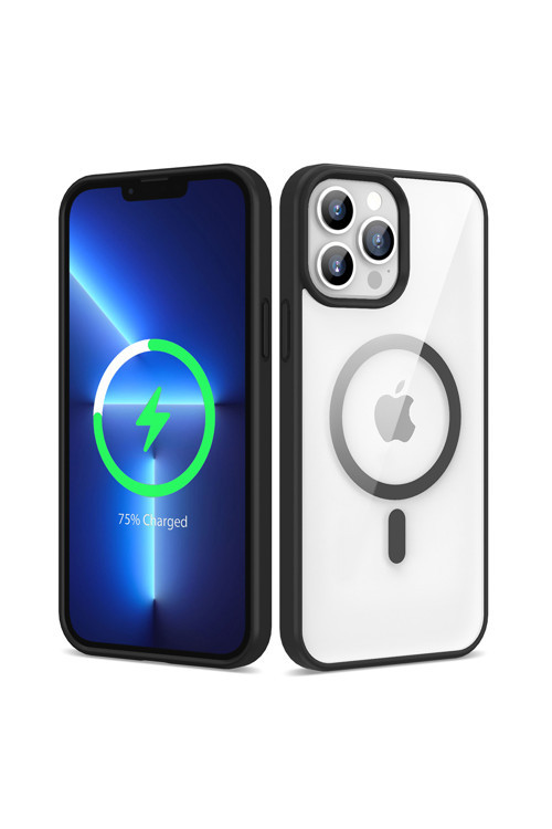 Apple İphone 13 Pro Kılıf Magsafe Wireless Şarj Özellikli Silikon Ege Kapak