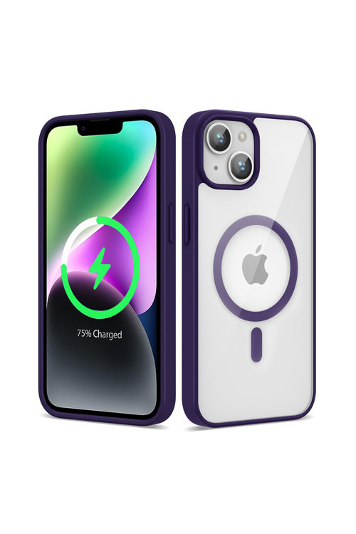 Apple İphone 13 Kılıf Magsafe Wireless Şarj Özellikli Silikon Zore Ege Kapak