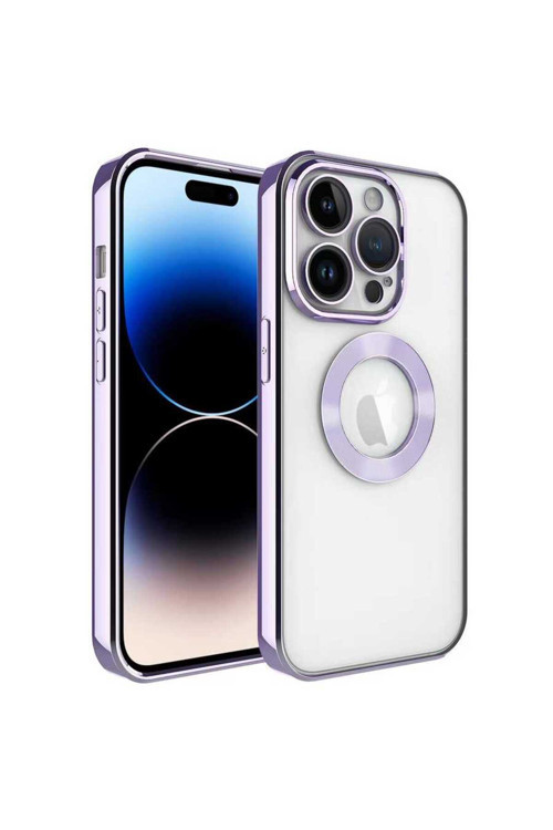 Apple İphone 11 Pro Max Kılıf Kamera Korumalı Kenarı Renkli Zore Omega Kapak