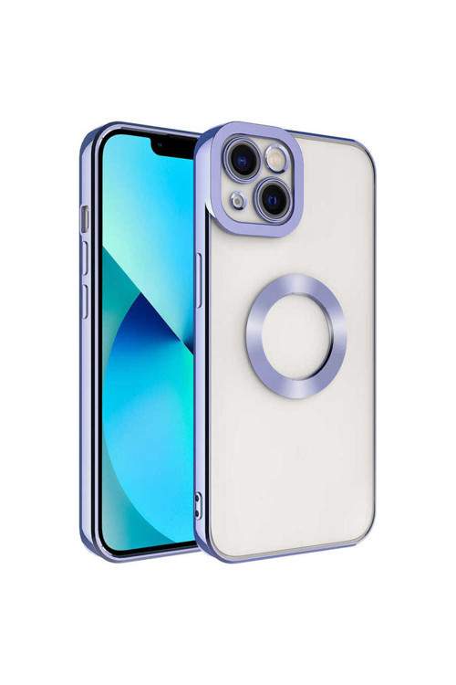 Apple İphone 13 Kılıf Kamera Korumalı Kenarı Renkli Zore Omega Kapak