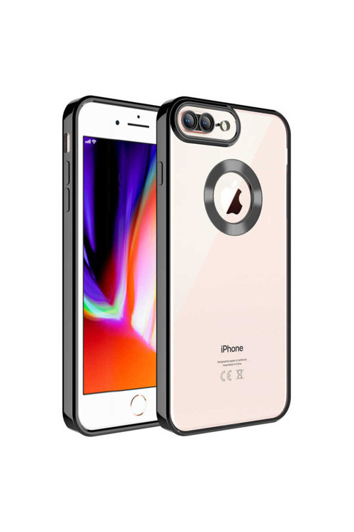 Apple İphone 8 Plus Kılıf Kamera Korumalı Kenarı Renkli Zore Omega Kapak