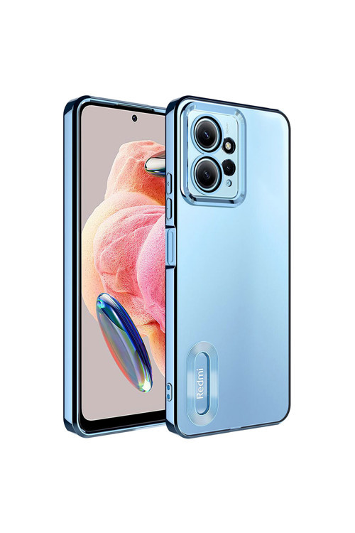Xiaomi Redmi Note 12 4G Kılıf Kamera Korumalı Kenarı Renkli Zore Omega Kapak