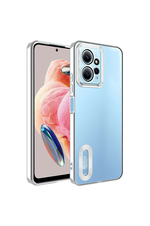 Xiaomi Redmi Note 12 4G Kılıf Kamera Korumalı Kenarı Renkli Zore Omega Kapak