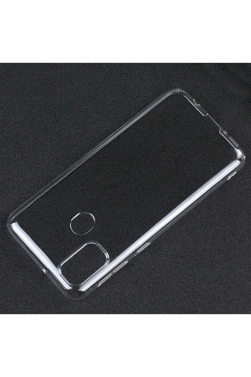 Samsung Galaxy M21 Uyumlu Kılıf Şeffaf Süper Silikon Kamera Korumalı