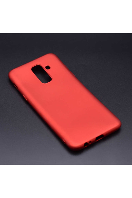 Samsung Galaxy A6 Plus 2018 Uyumlu Kılıf Premier Mat Esnek Silikon Kapak