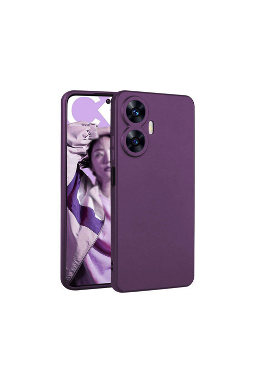 Realme C55 Kılıf Zore Esnek Mat Premier Silikon Kapak
