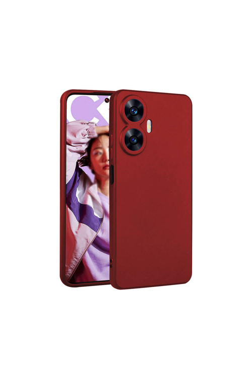 Realme C55 Kılıf Zore Esnek Mat Premier Silikon Kapak