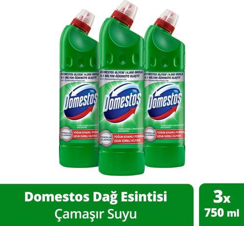 Çamaşır Suyu Yoğun Kıvamlı Maksimum Hijyen Dağ Esintisi 750 ml X3 Adet