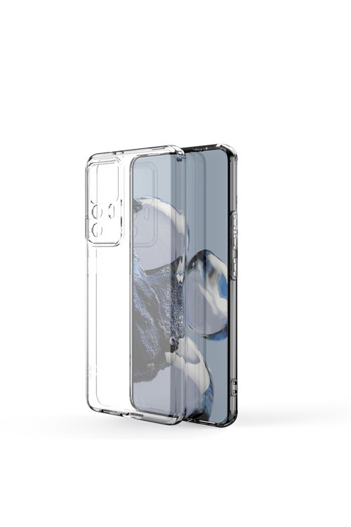 Xiaomi Mi 12T Kılıf Zore Kamera Korumalı Şeffaf Süper Silikon Kapak