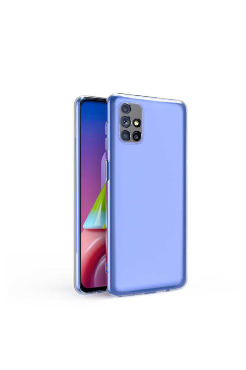 Samsung Galaxy M51 Kılıf Kamera Korumalı Şeffaf Süper Silikon Kapak