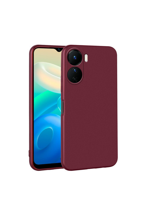 Vivo Y16 Kılıf Zore Esnek Mat Premier Silikon Kapak
